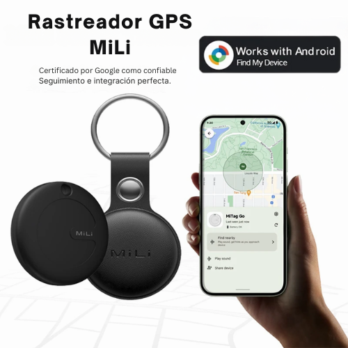 MiLi Rastreador GPS Android Google Find My