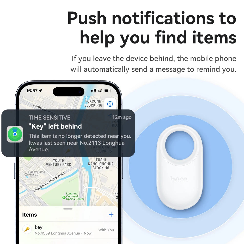 HOCO Rastreador GPS iPhone Find My Apple